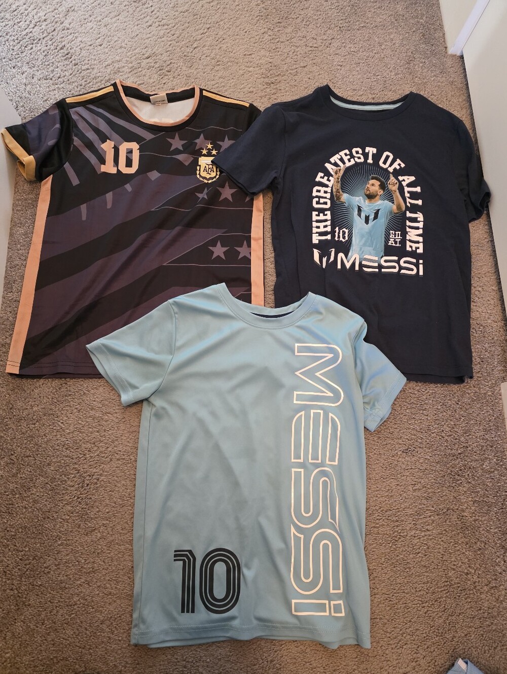 Messi Jersey Lot